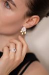 Bilde av Nostalgi 13,5mm ring med krystall, sølv